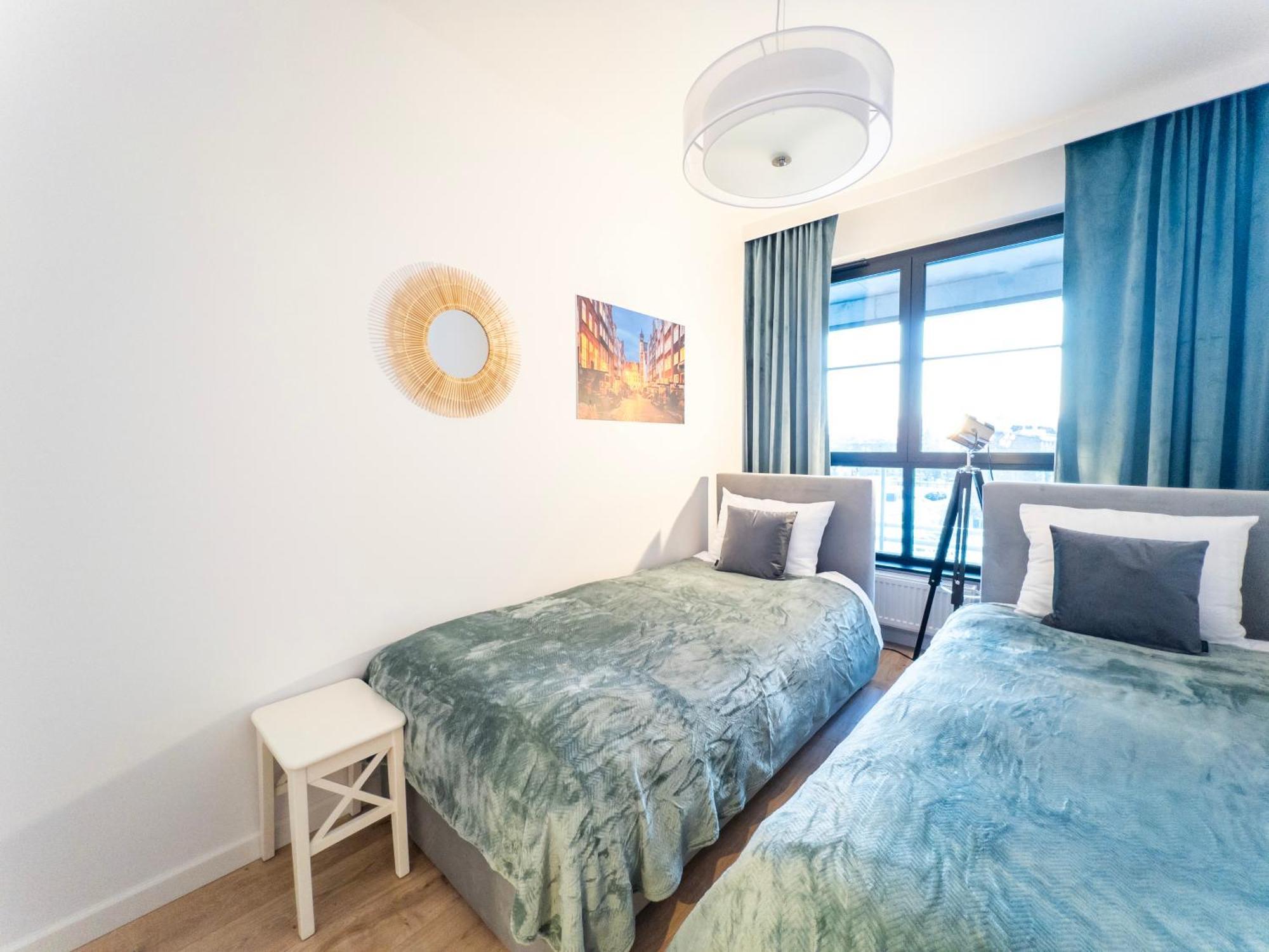 Apartament Z Dwiema Sypialniami + Parking Gdaňsk Exteriér fotografie