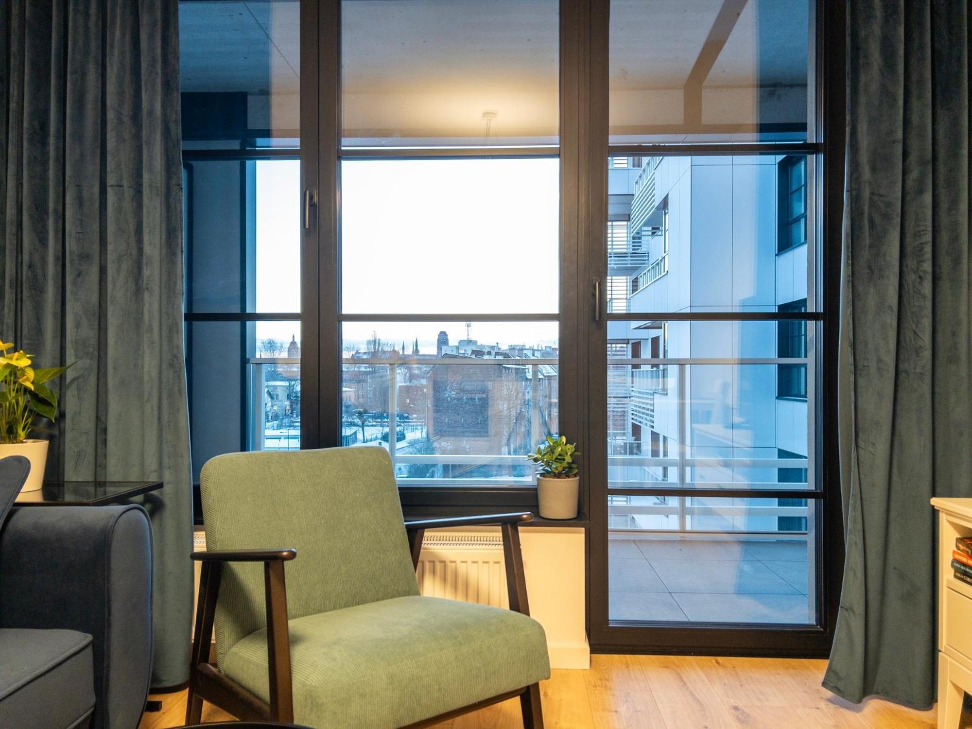 Apartament Z Dwiema Sypialniami + Parking Gdaňsk Exteriér fotografie